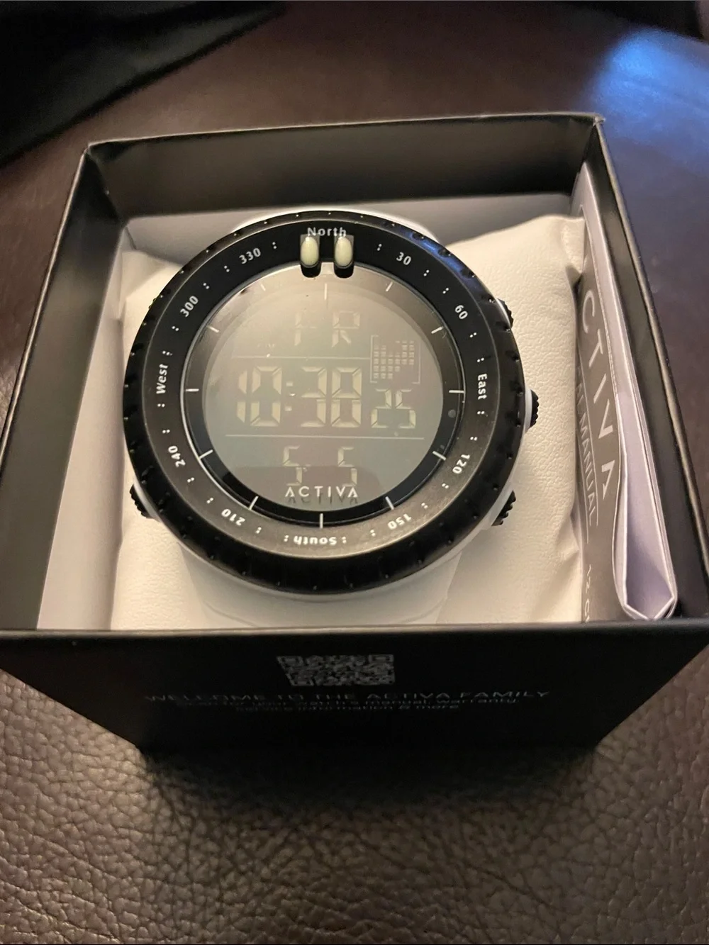 Ativa Digital Sport Watch in White and Black by Invicta